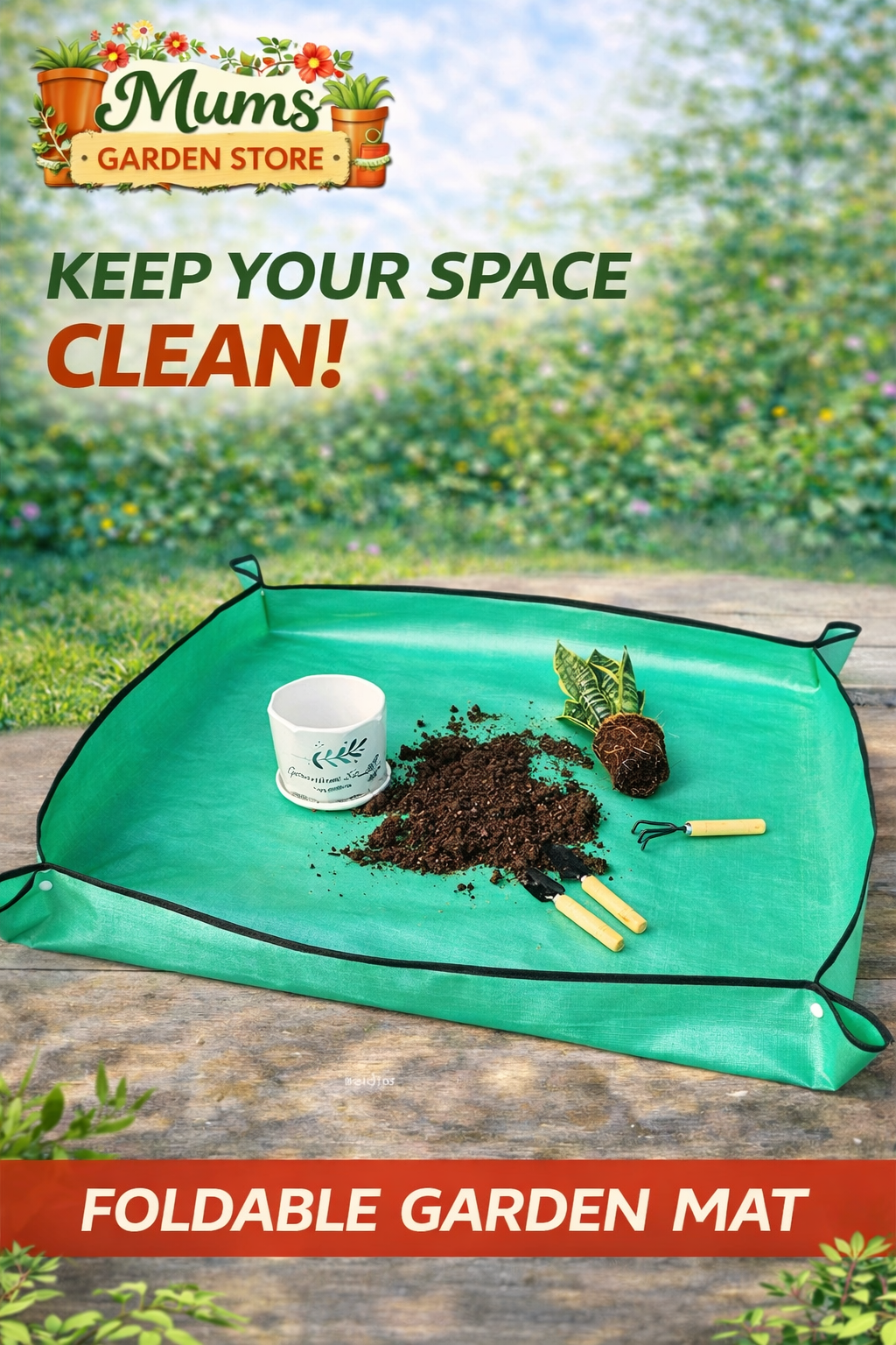 Planting Mat. Gardening and flower Pot tansplanting and waterproof mats