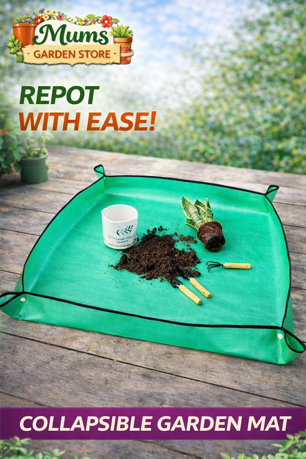 Planting Mat. Gardening and flower Pot tansplanting and waterproof mats