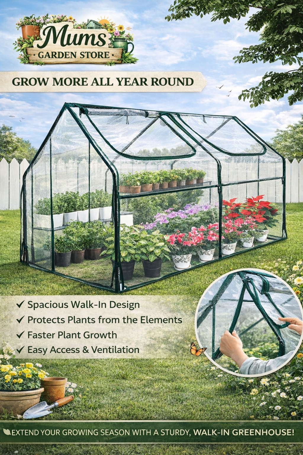 Greenhouse Garden Shed