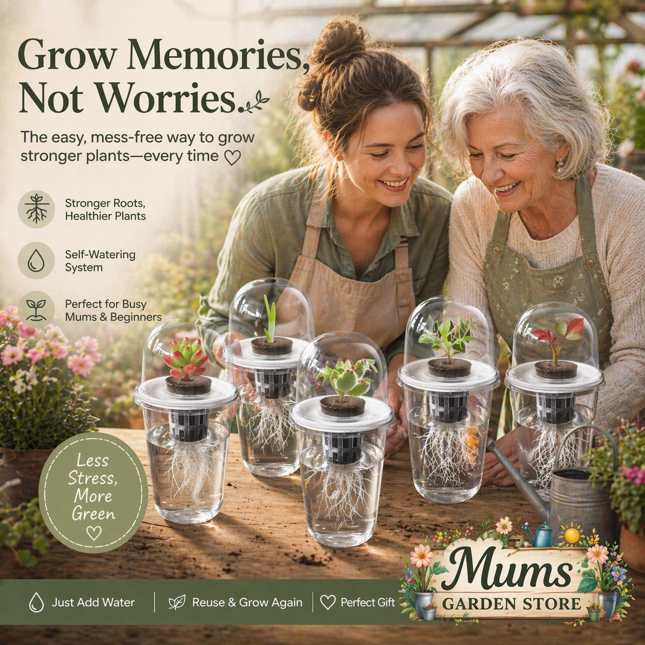 Transparent Plastic Hydroponic Seed Planting Pots
